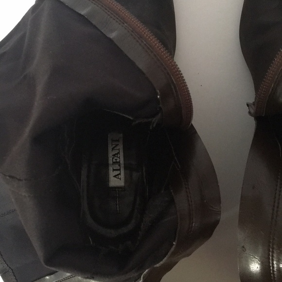 Suede Alfani Brown Boots - Picture 6 of 8